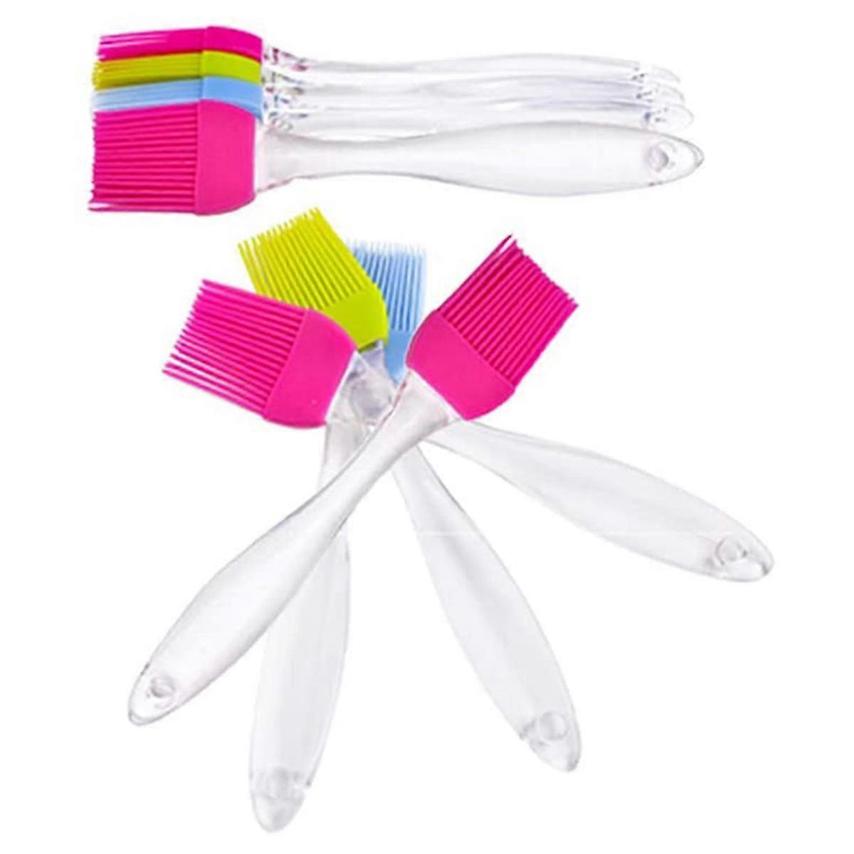 4-Piece Set of Silicone Puff Pastry Brush with Butter Sauce Marinade Barbecue Oil Butter Sauce Saus
