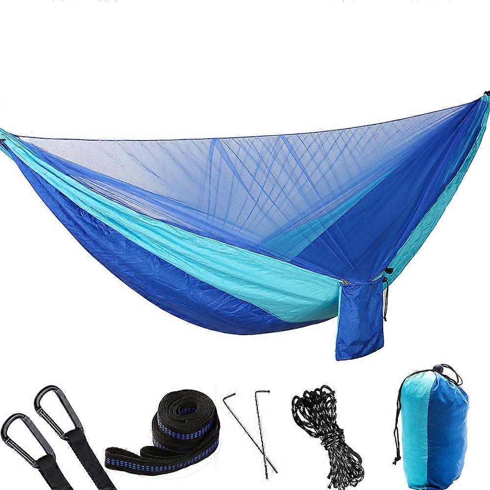 Outdoor Hammock with Mosquito Net for 2 People Camping Hammock 300 kg Made of Nylon 290 x 140 cm