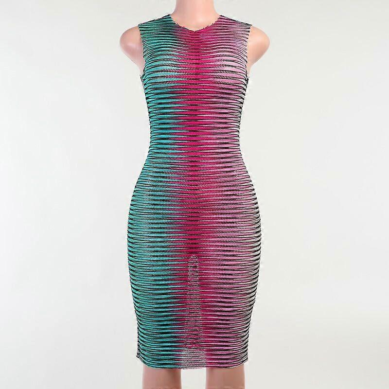 Weizennetz Weste Kleid weiblich 202 modisch Temperament Tasche Hüfte Show Brust One Step Rock