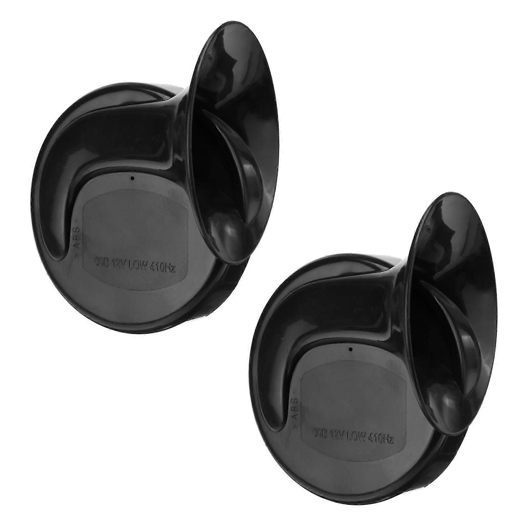 2x 12v 300db מכונית אוניברסלית עמיד למים צופר חילזון חשמלי צופר אוויר צליל משתולל חזק למכונית motorc