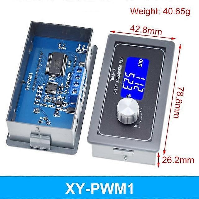 TZT Dual Mode Signal Generator PWM Pulse Frequency Duty Cycle Adjustable Module LCD Display 1Hz-150Khz 3.3V-30V PWM Board Module