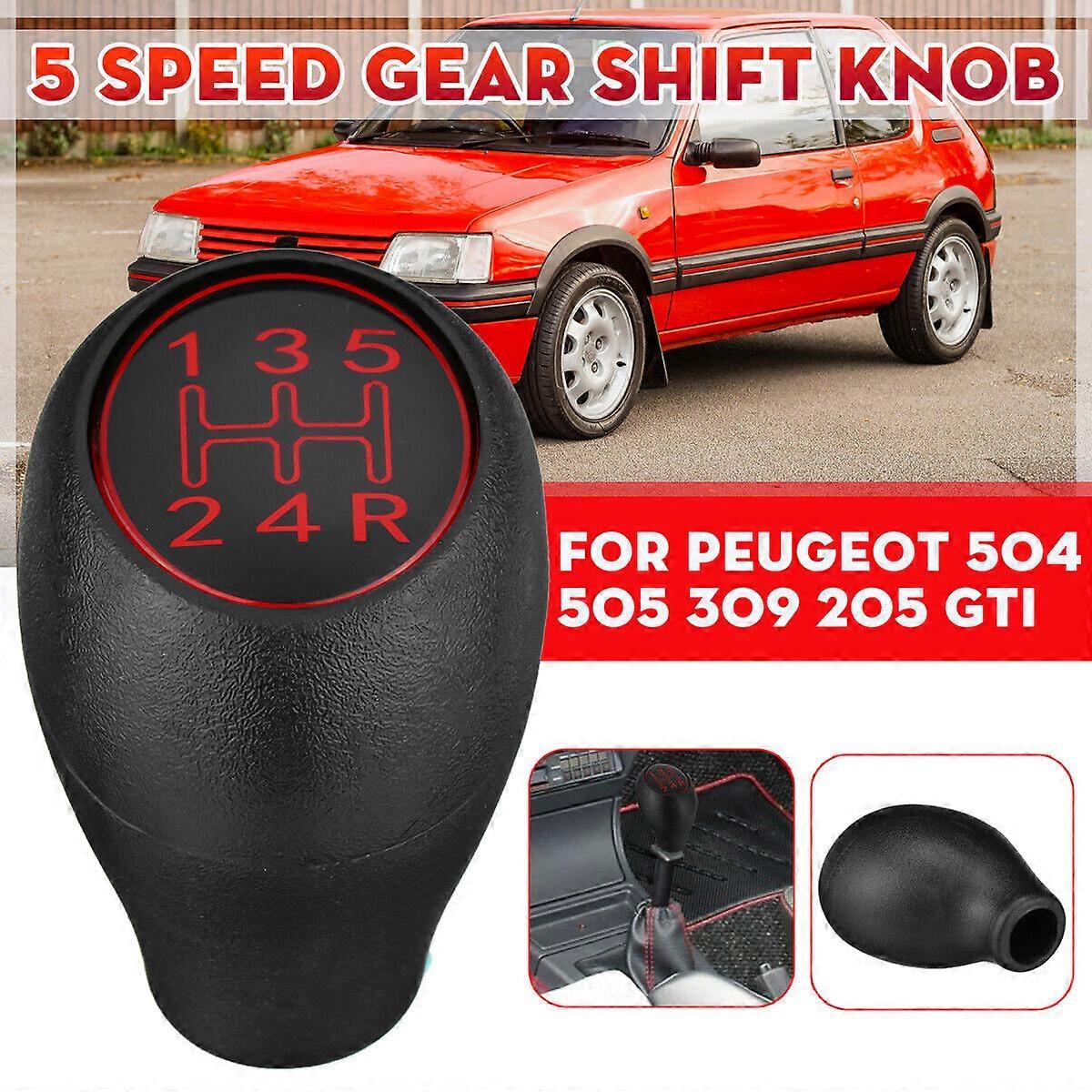 5 + R red speed lever head for Peugeot 205 GTI CTI TD 1.6 1.9 1L6 1L9 D