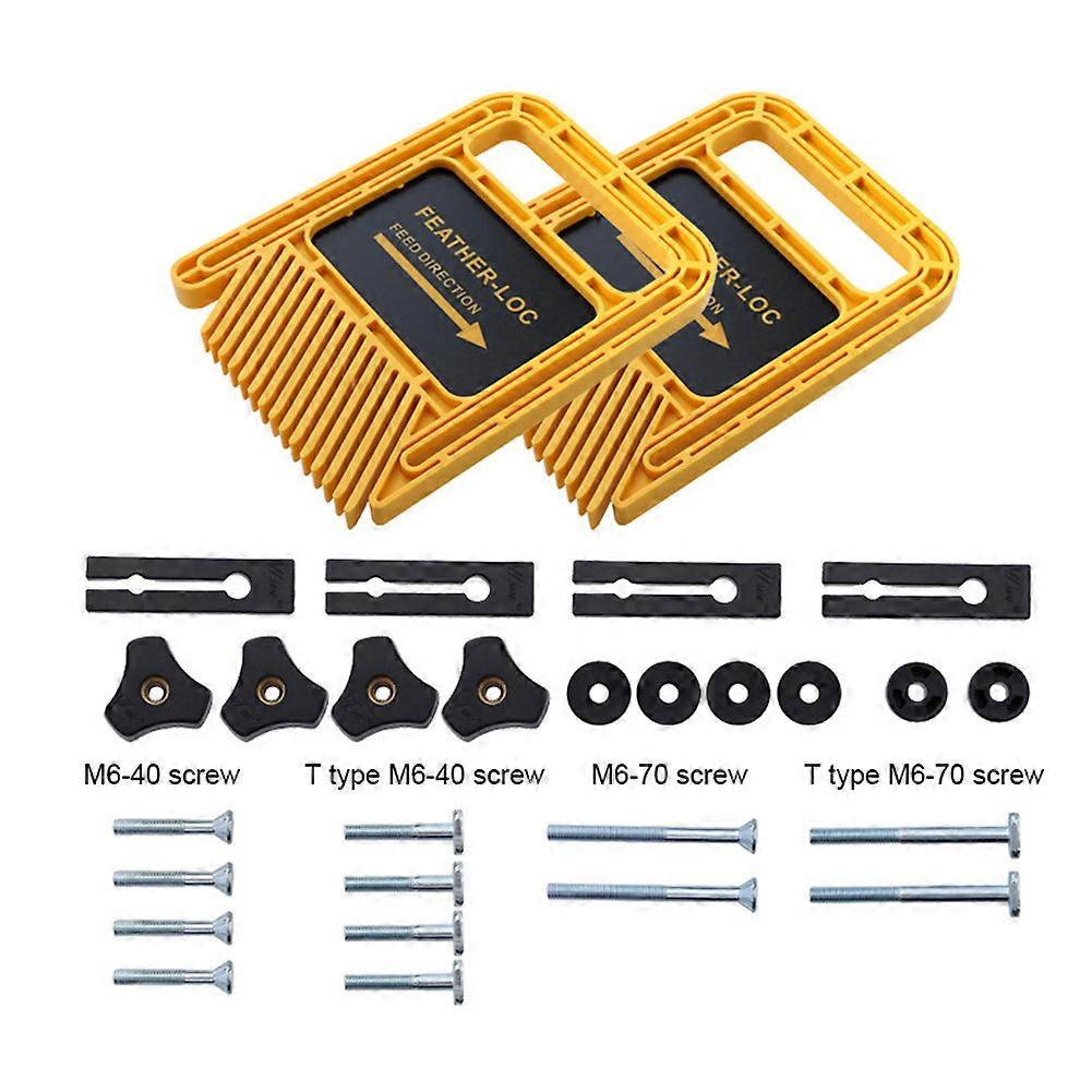 Long Version Double Featherboards Set for Slot Woodworking Table Saw Tools