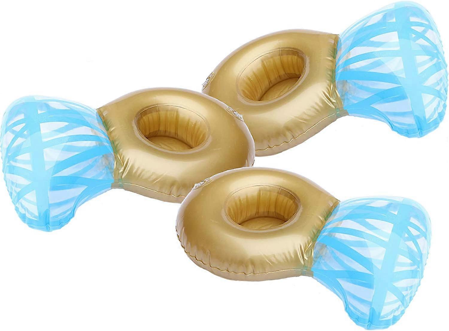 Inflatable Drink Holder 3 Pack Drink Pool Floats Cup Holders