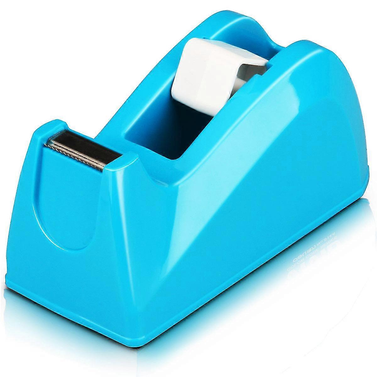 Desktop Tape Dispenser Adhesive Roll Holder, With Weighted Nonskid Base, Holder Fits 1" And 3" Core