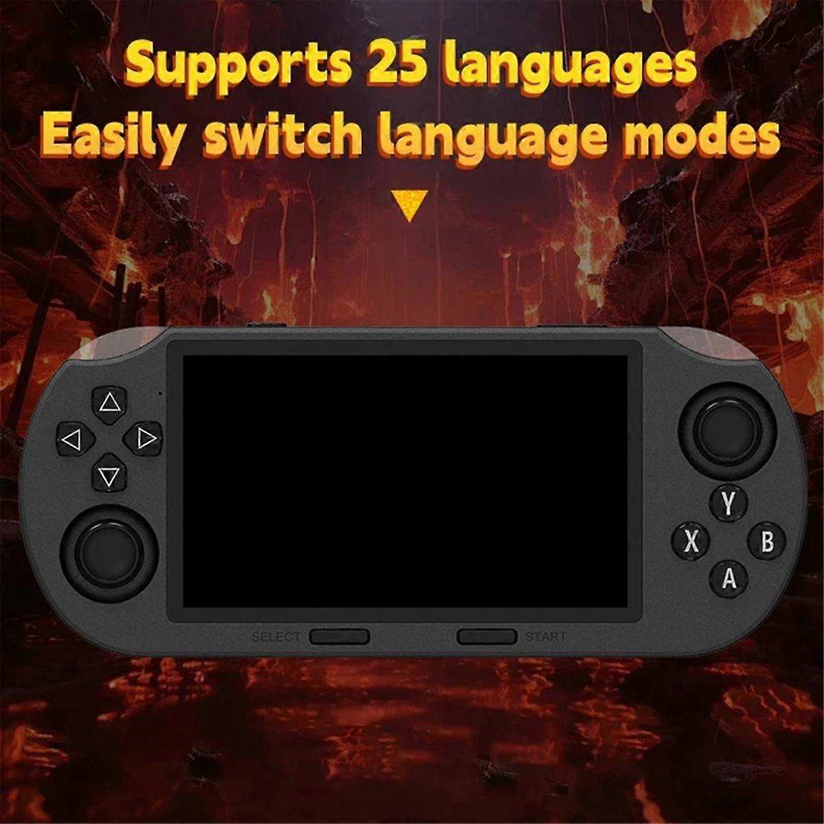 New SF3000 Retro Handheld Game Console 4.5 Inch IPS Screen Games Machine Kids Wireless Mini Portabl