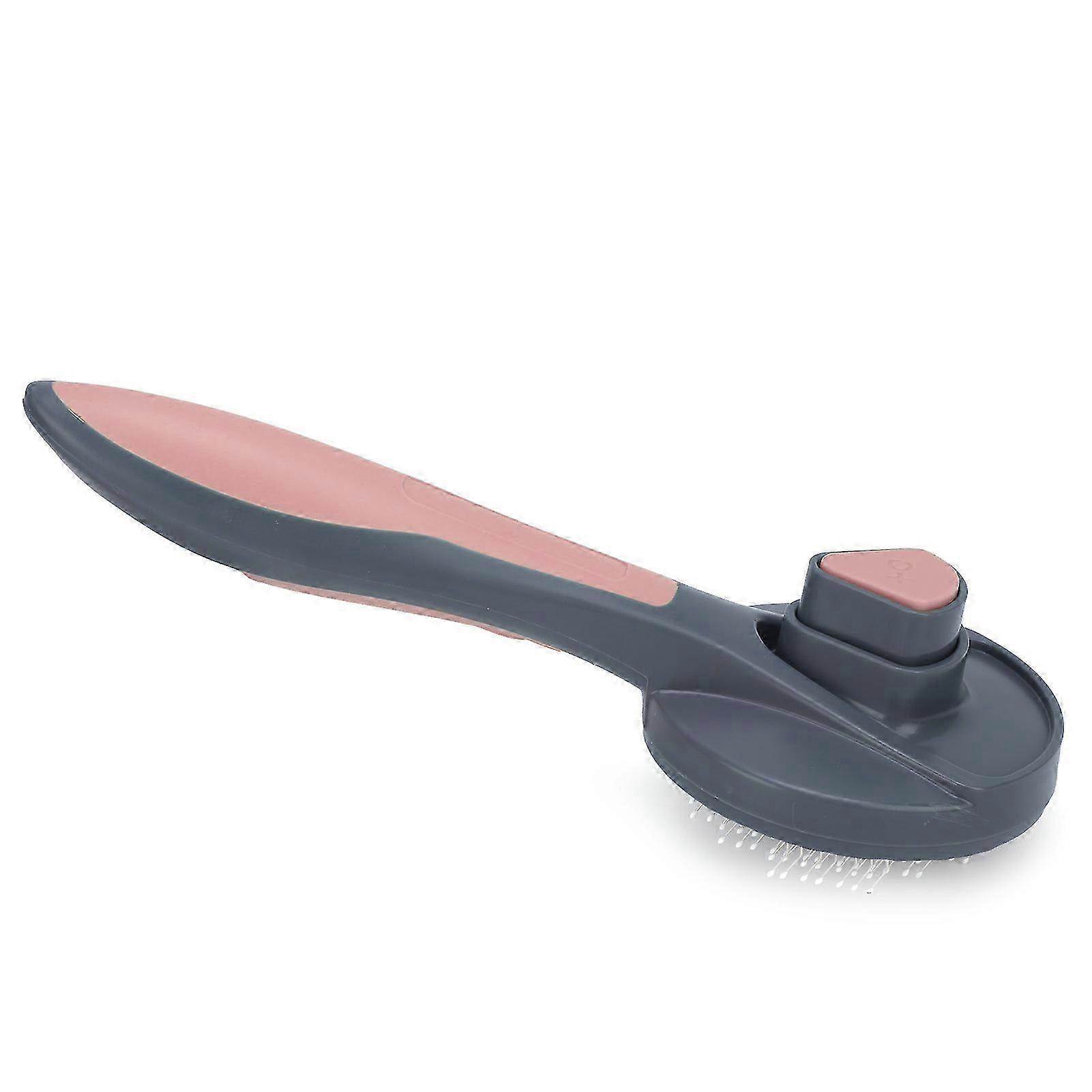 Stainless Steel Pet Comb Floating Hair Remover Brush with Non-Slip Handle for Dog and Cat Grooming