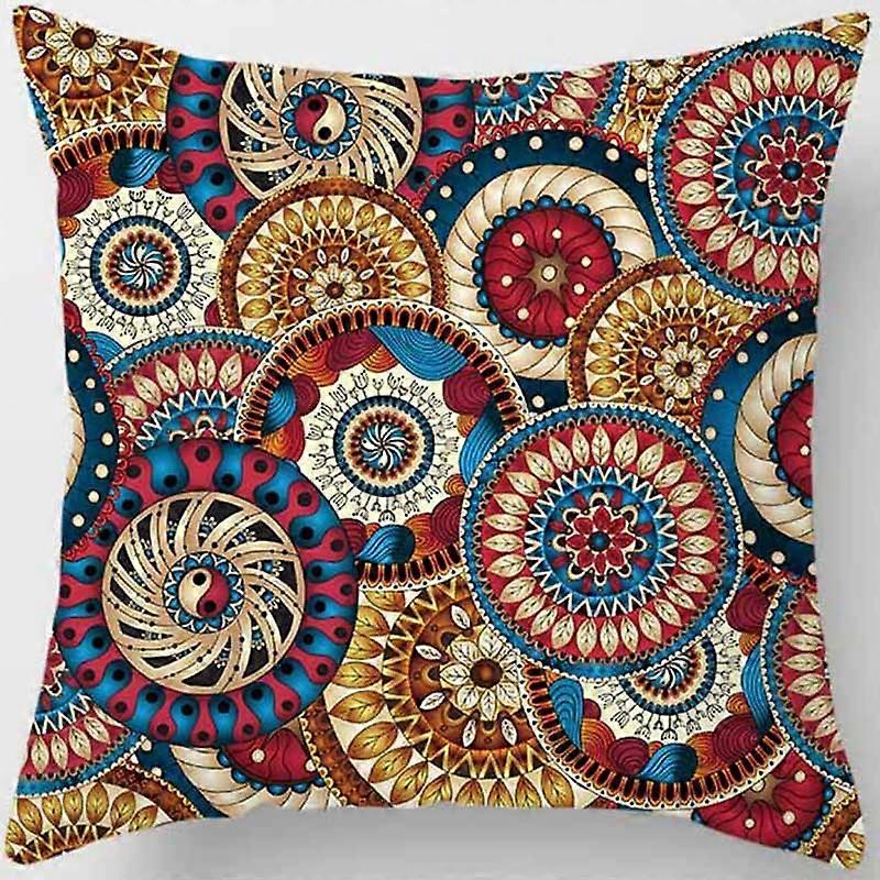 Pillowcase Square Pattern Style-1094 Bedroom Sofa Car Cushion Cover Pillowcase