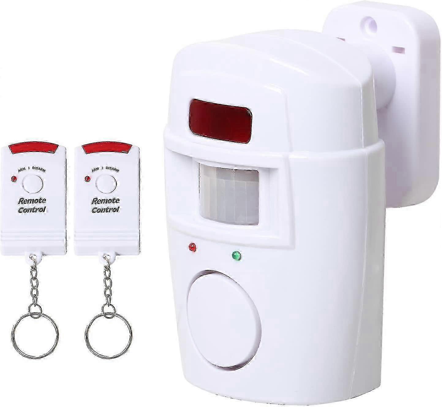 Berging Wireless Motion Sensing Alarm Battery Powered - 2 x afstandsbediening