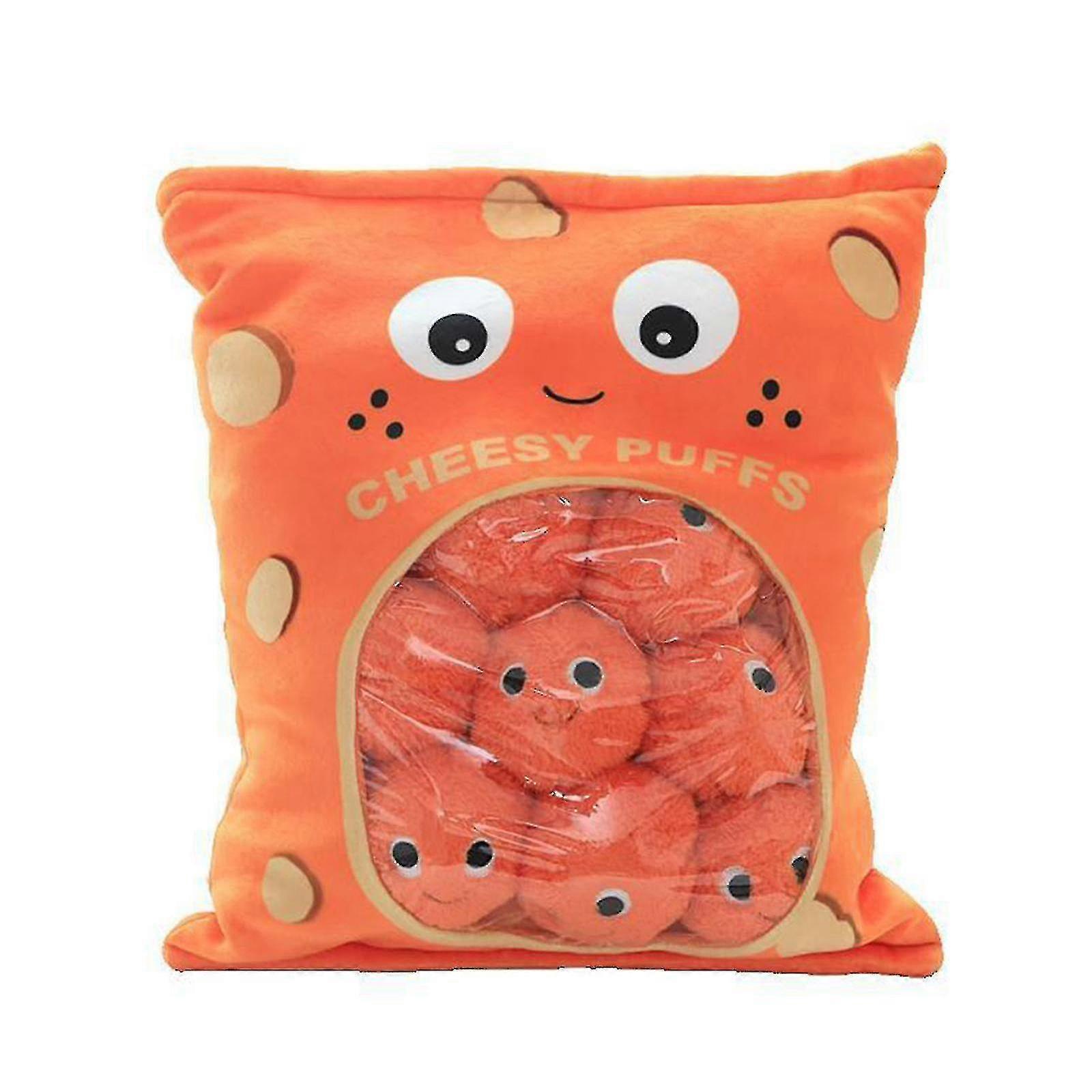 安っぽいパフの袋かわいいロットおもちゃぬいぐるみソフトスナックピローぬいぐるみキッド