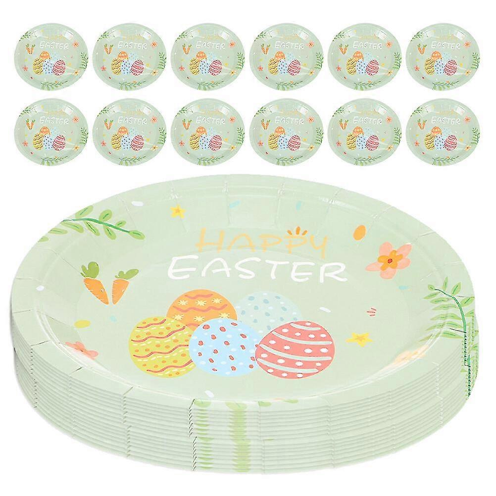 48pcs Osterhase Pappteller Ostern Pappteller Party Einweggeschirr