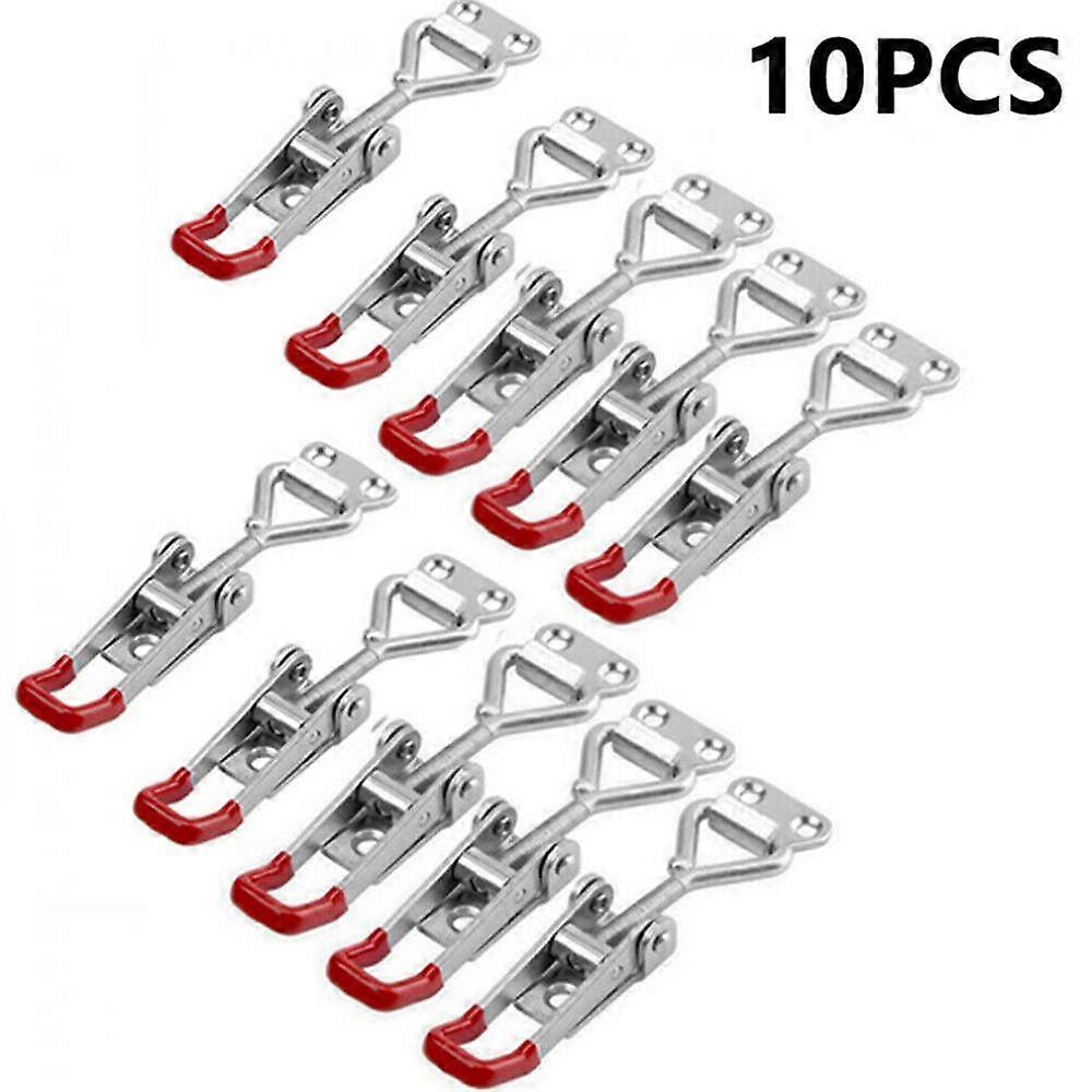 5/10pcs Latch Catch Stainless Steel Cabinet Boxes Handle Toggle Lock Clamp Hasp WKV