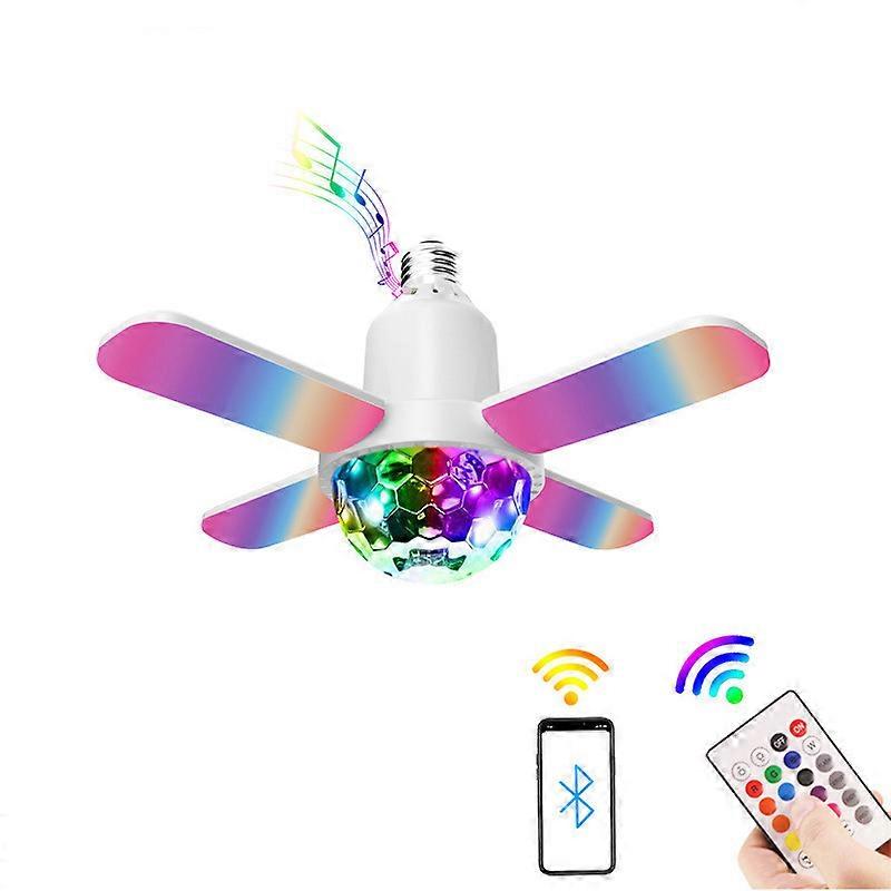 Bluetooth 5.0 RGB Light Kids Fan Shaped Night Light with Foldable Color Changing Lamp 120 x 240mm