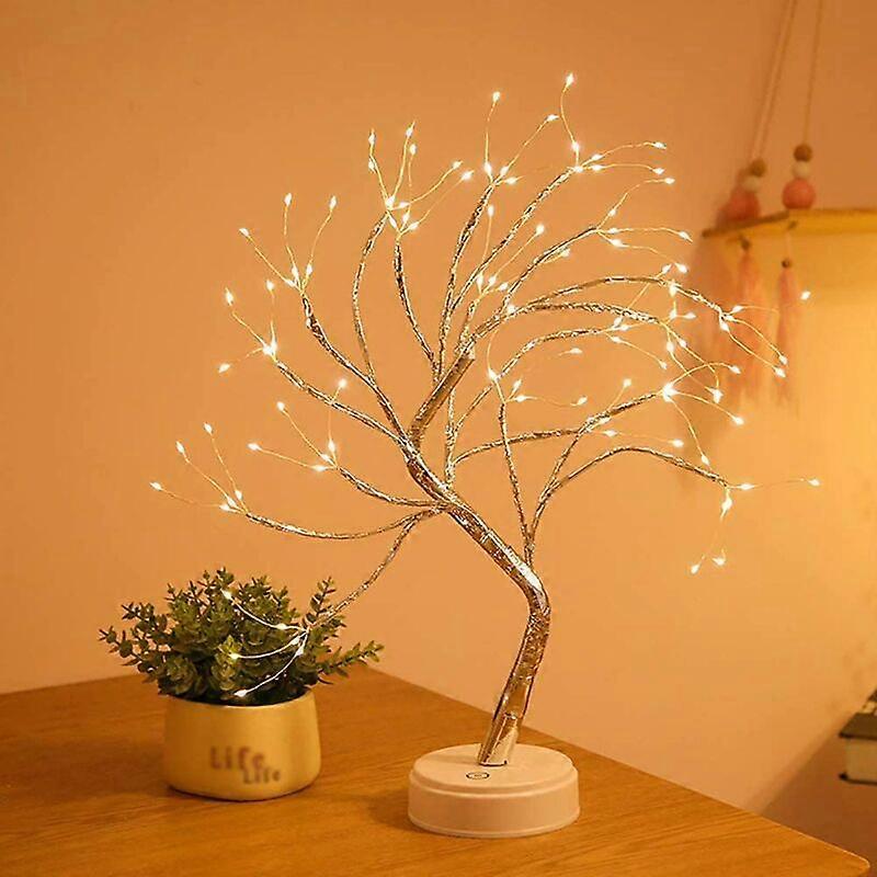 108 LED Copper USB LED Tree Light Cute Birch Light Battery Powered for Christmas