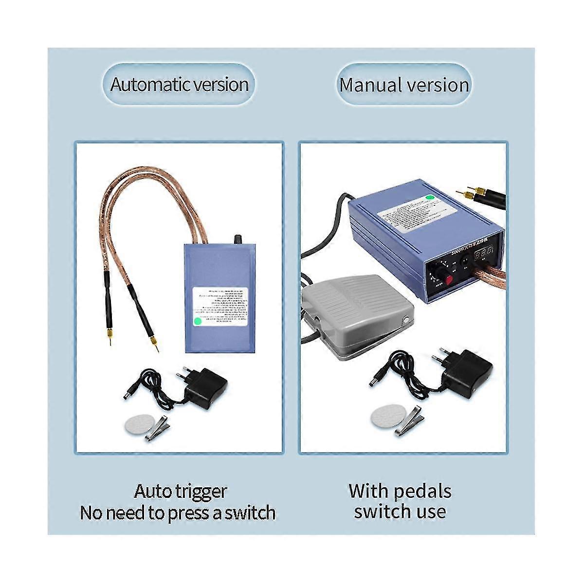 5000w Mini Spot Welder Machine Diy Kit Pack Welding Tools Portable Weldingpen Machine,foot Switch Eu Plug