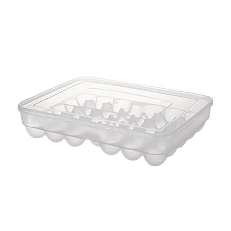 Storage Box Large Capacity Fresh-keeping PP Fridge Egg Container for Kitchen
