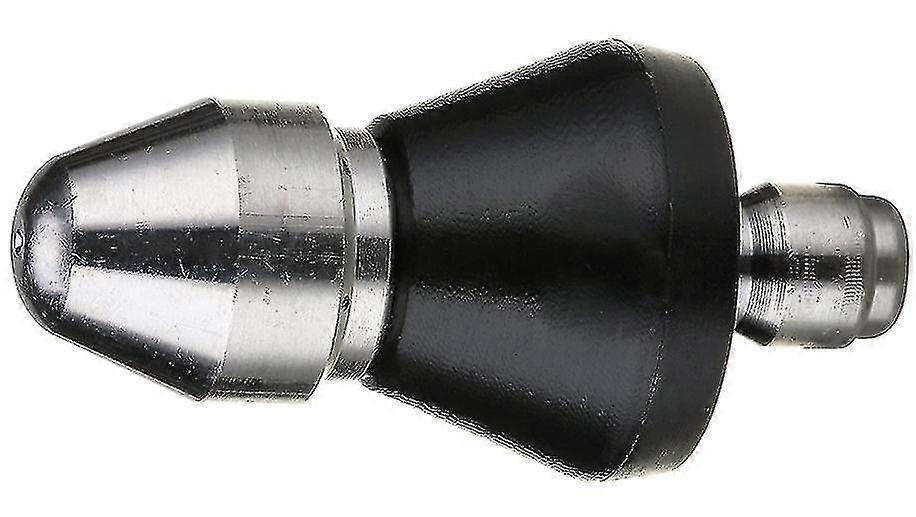 Rotary Pipe Cleaning Nozzle For Pipe Cleaner Quick Coupling Connection(1pc, Black) Yalo