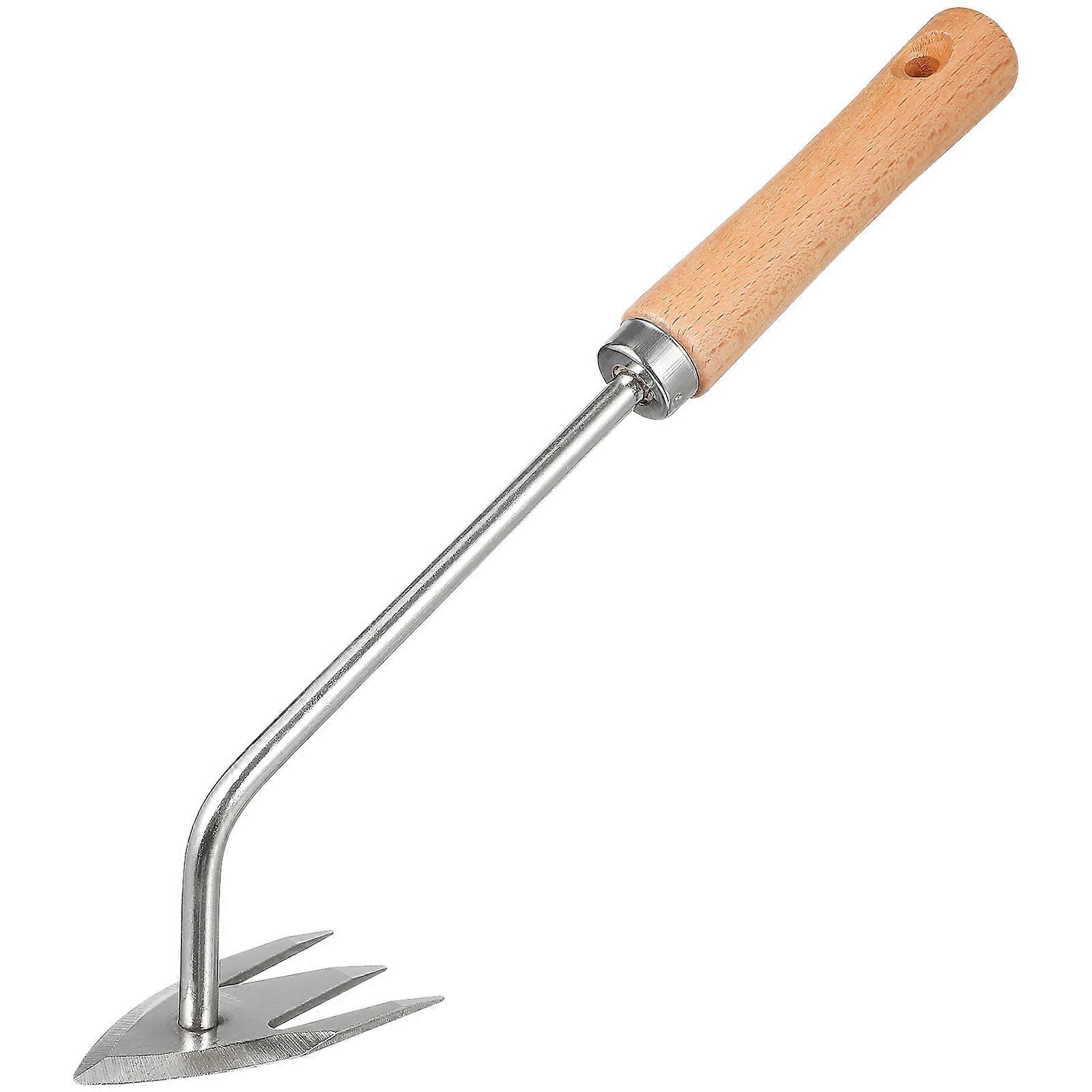 Useful Ergonomic Handle Rake Weed Removing Tool For Garden Multi Function Weeder