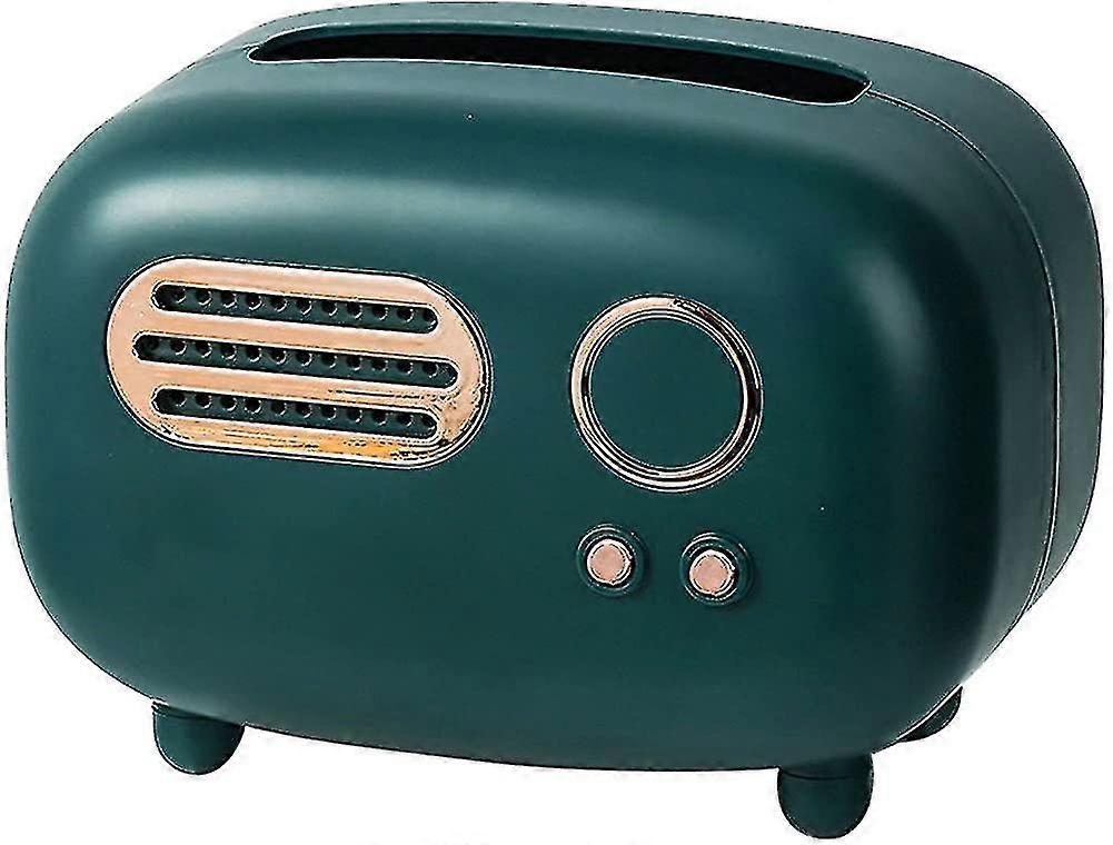 Rectangular Tissue Box. Retro Radio Tissue Box Cover Vintage Tissue Box Holder