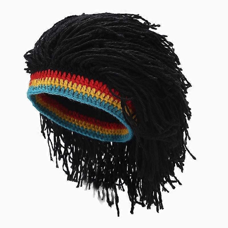 Black wool hat universal