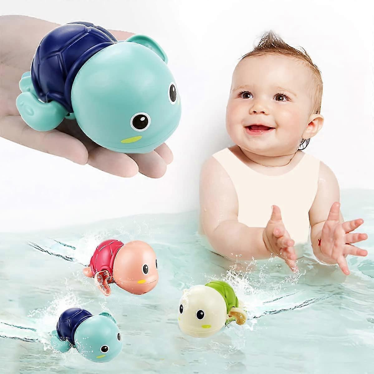 Bath Toys, Cute Swimming Turtle Bath Toys For Toddlers 1-3, Wind