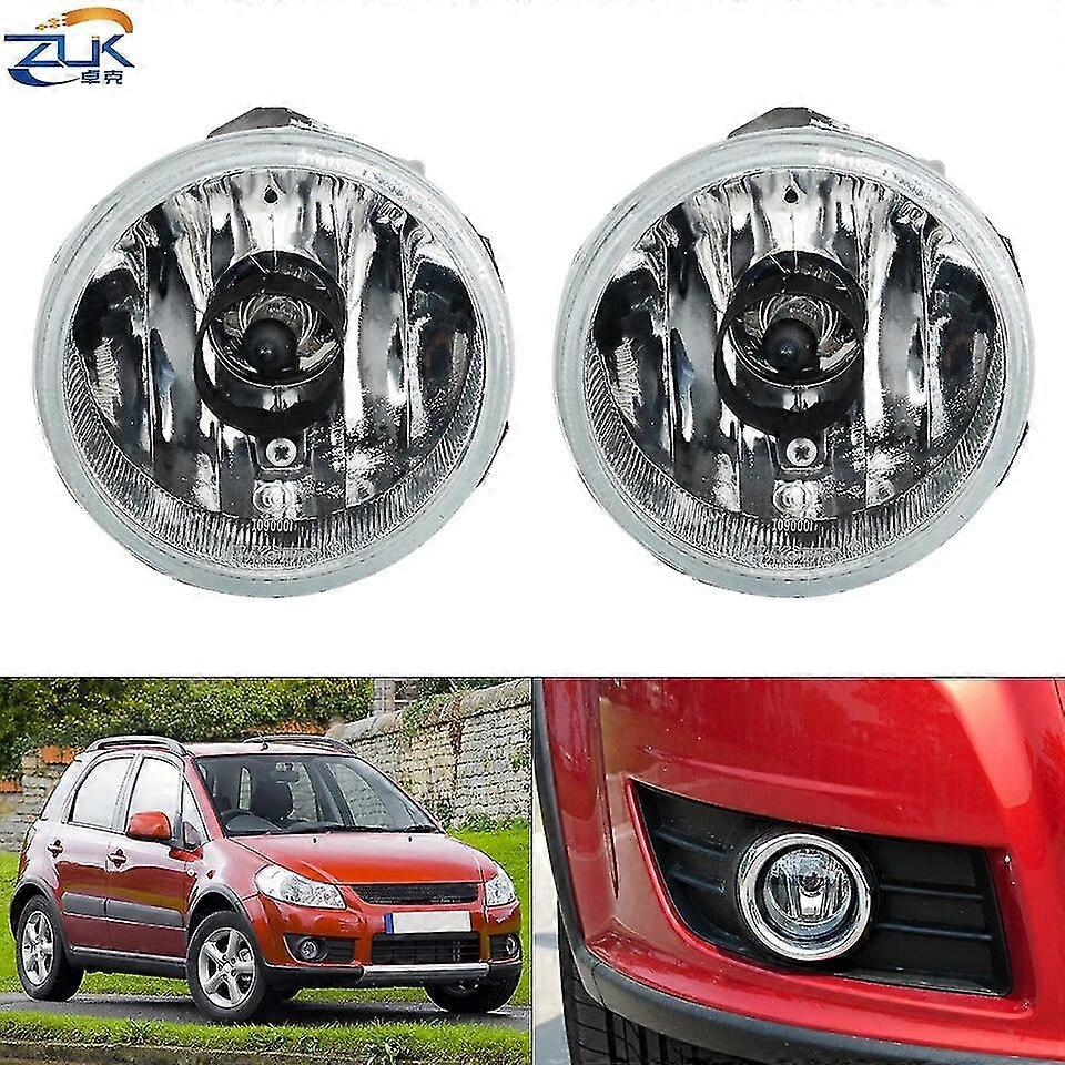 Front Bumper Fog Light Daytime Running Driving Reflector Lamp For Suzuki SX4 2007-2012 Aerio 2002 2003 2004 Foglight Foglamp
