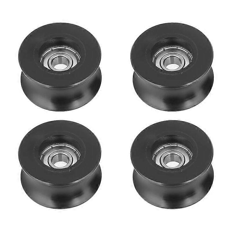Promoție de iarnă, scripete, 4buc 0840UU Tip U Roller Guide Scripete, tip U, canelură 8x40x20.7mm