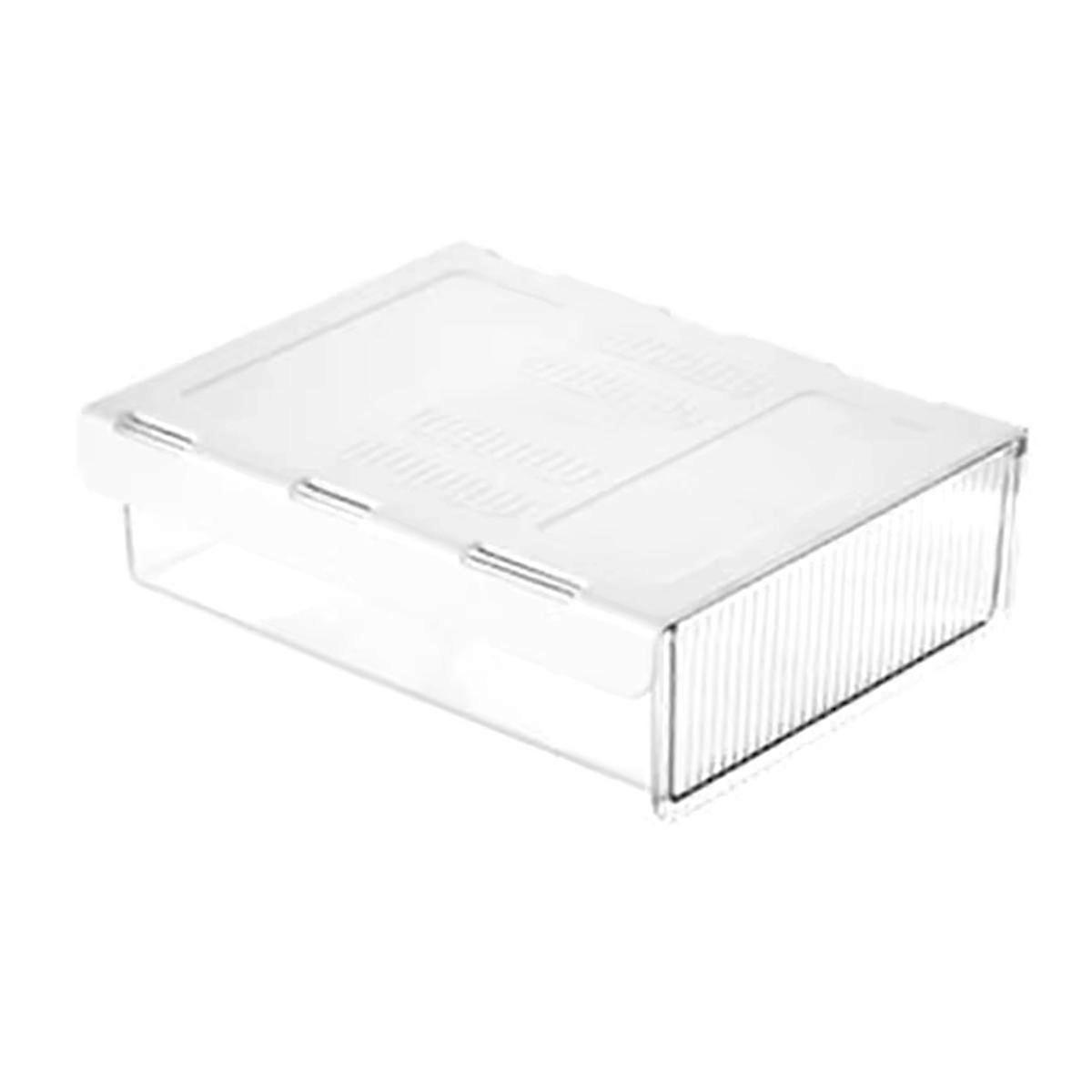 Self-Adhesive Under Table Drawer - Slide-Out Storage Box for Office and Home, Hidden Organizer B