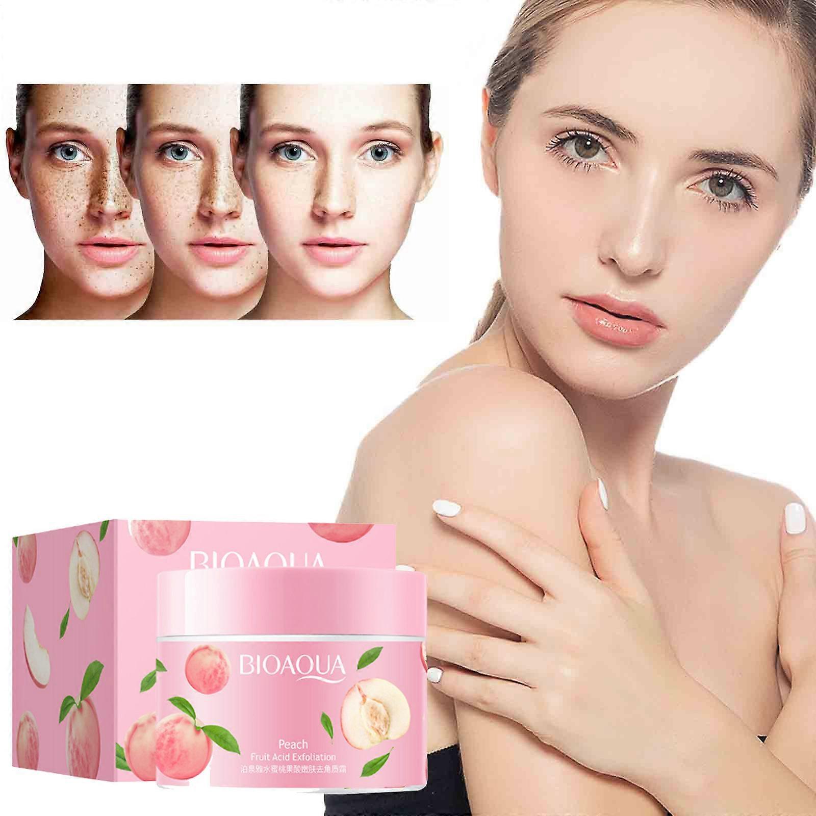 Scalp Scrub Peach Exfoliating Cream Cleanses Pores, Moisturizes And Moisturizes, Improves Dryness, Moisturizes, And Exfoliates