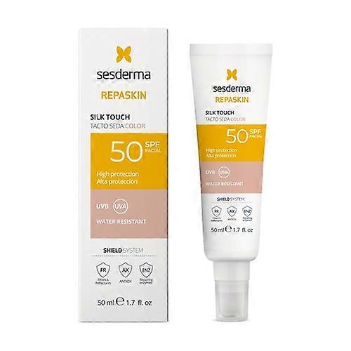 Repaskin Face-sunscreen Spf 50 Silk Touch Color 50 ml
