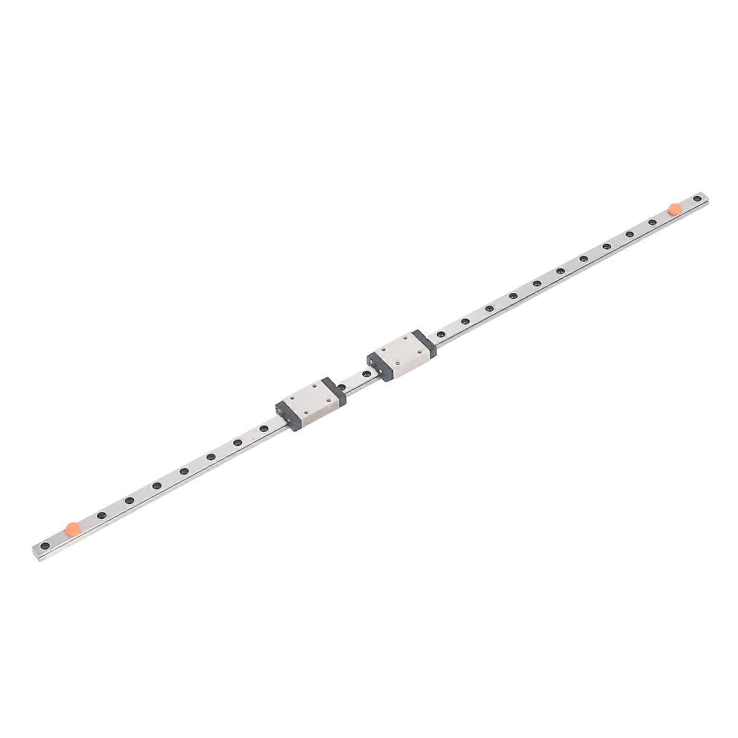 Linear Guide Rail Miniature Linear Bearing Slider Kit MGN7H with 2pcs Slide Block for 3D Printers an