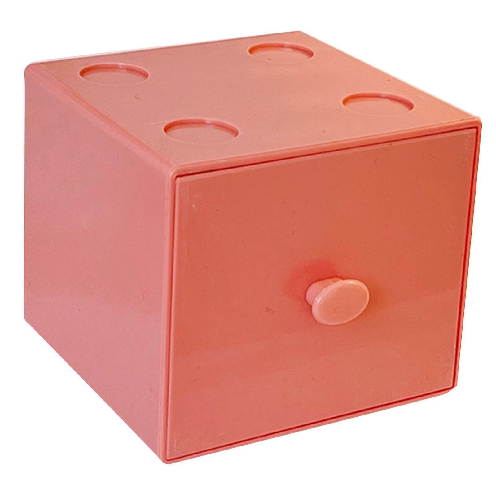 Stackable Desktop Storage Box Organizer with Drawer