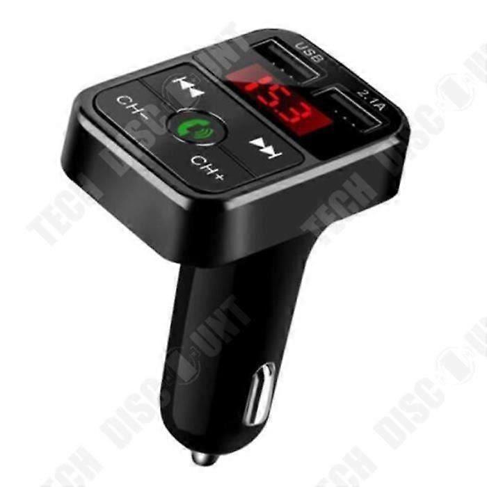 TD® Bluetooth FM Transmitter for Car Wireless Radio Adapter USB Charger MP3 Player Multifunctional USB: 5V 21A