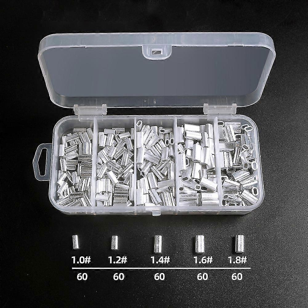 500buc aluminiu manșoane sertizare conector kit