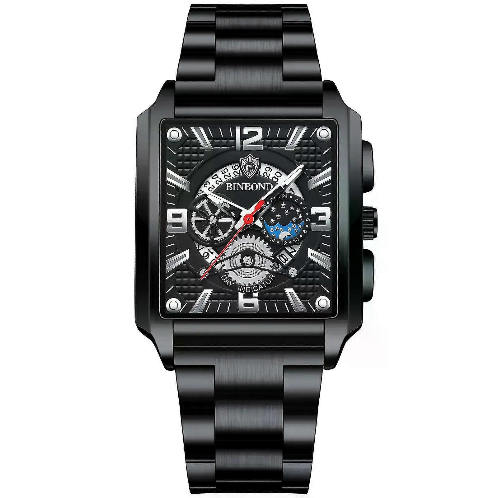 Relogio Masculino שעוני יד גברים מותג עליון יוקרתי שעוני גברים זהב גבר גדול שעון יד גבר מרובע לוח זהב