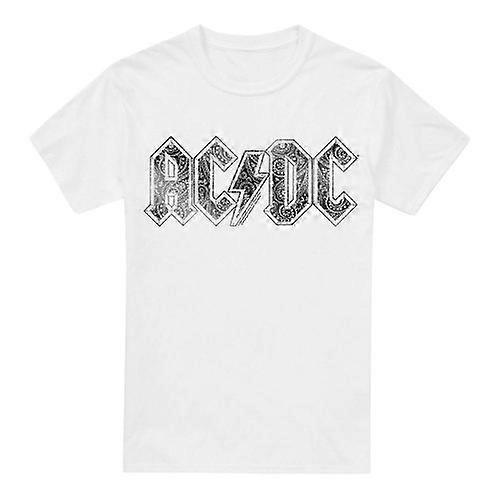AC/DC Mens Paisley Logo T-Shirt