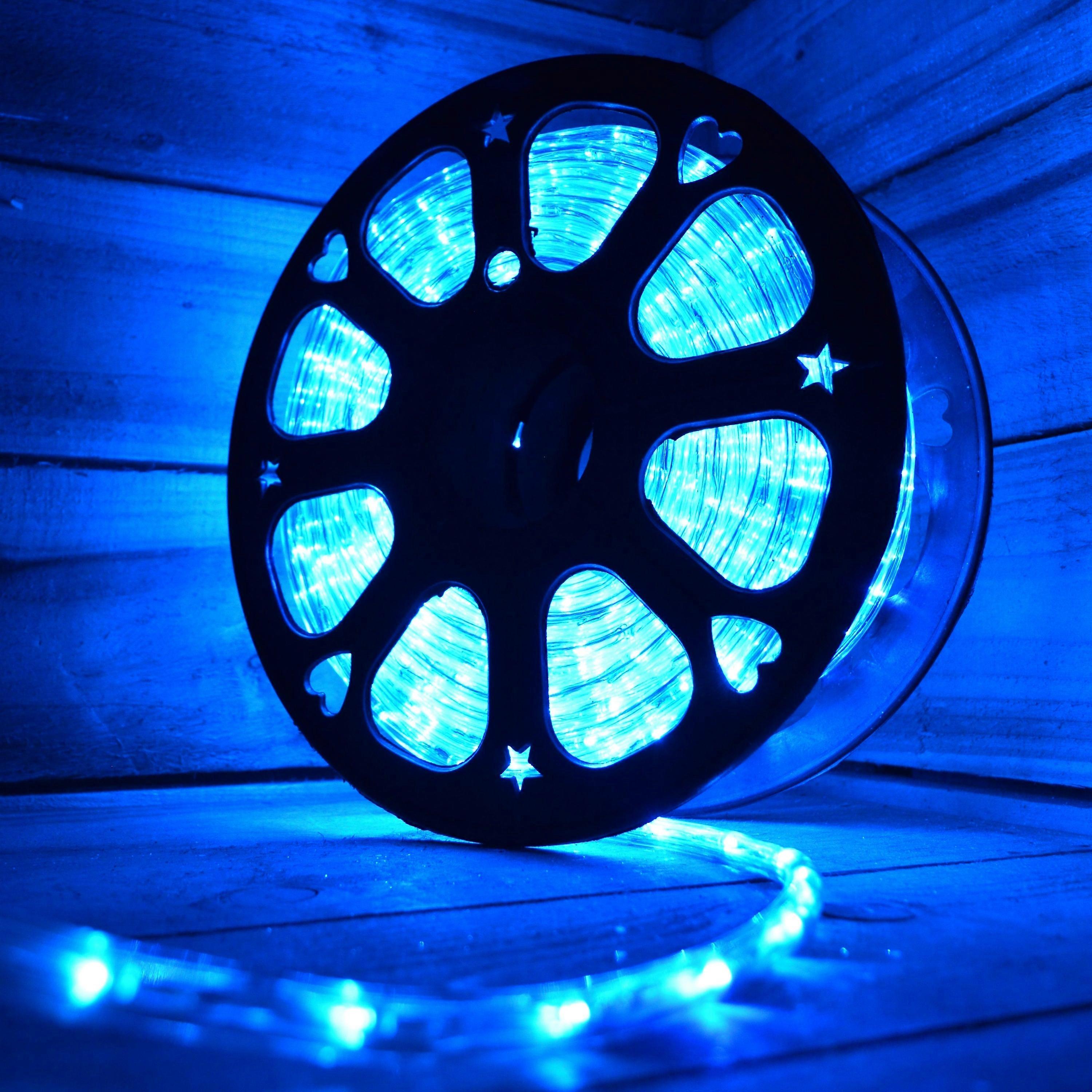 Premier 50m Led Christmas / Disco / Dj Rope Light - Blue Multi Function