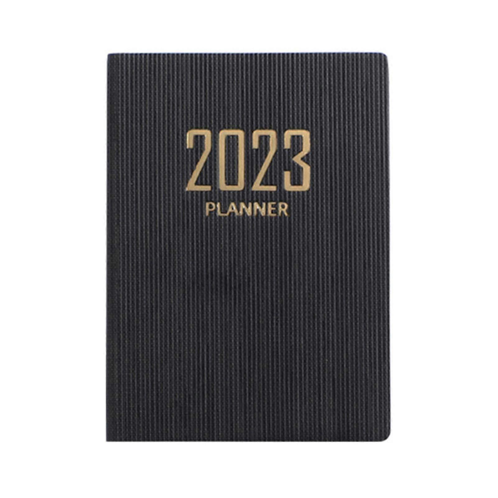 2023 Daily Planner Notebook kannettava A7 taskukalenteri 60 arkkia / 120 sivua f26