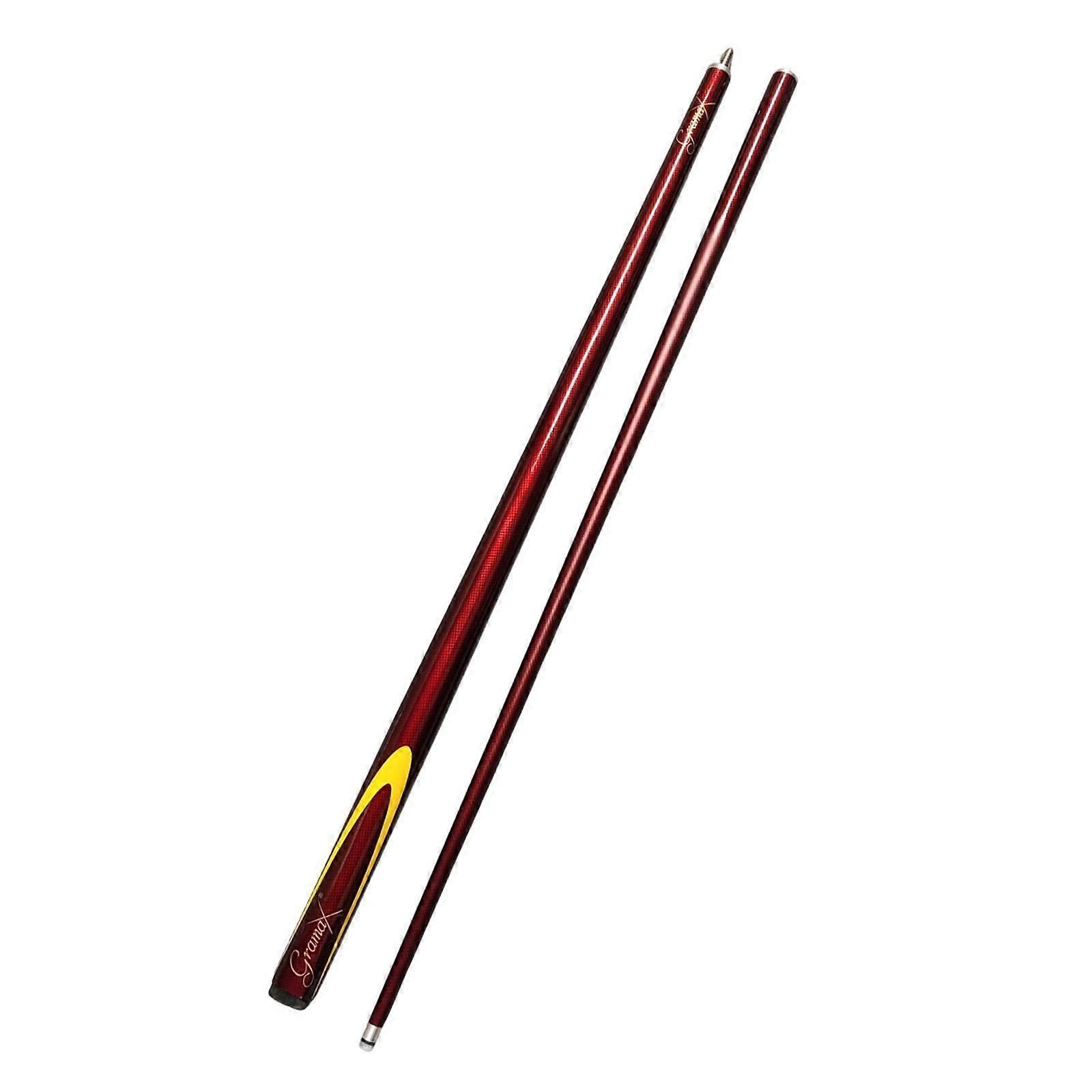 Queue de billard légère de 145 cm, élégante, segmentée et divisée en deux parties