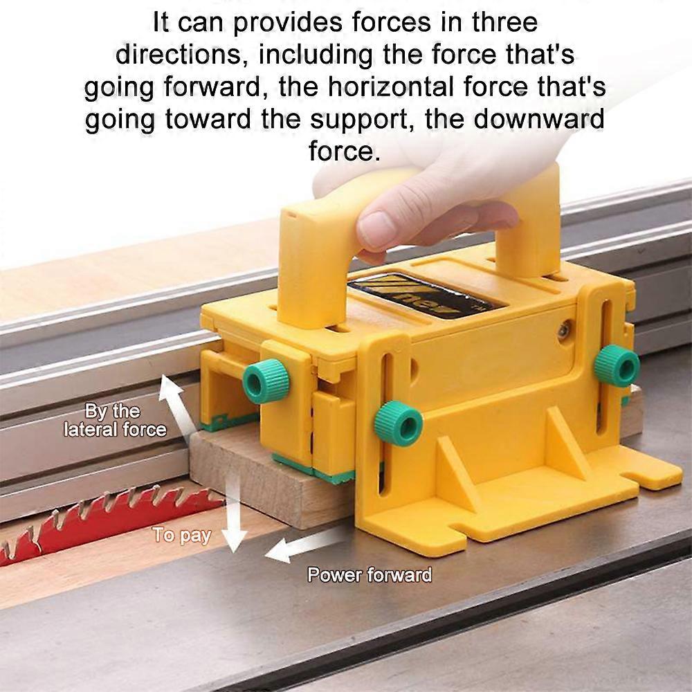 3D Safety Push Handle Table Saws Sled for Touter Woodworking Work Protections Tools Wood Assistant Tool