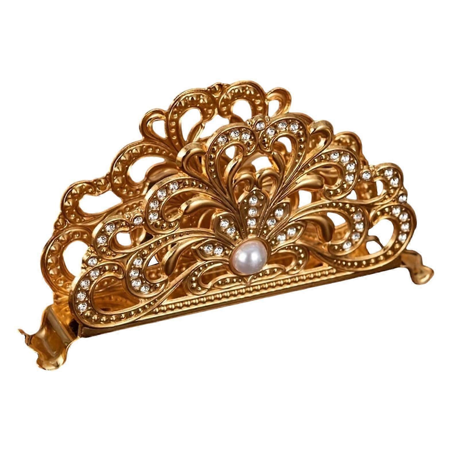 Porte-serviettes en métal doré pour comptoir de café ou table à manger