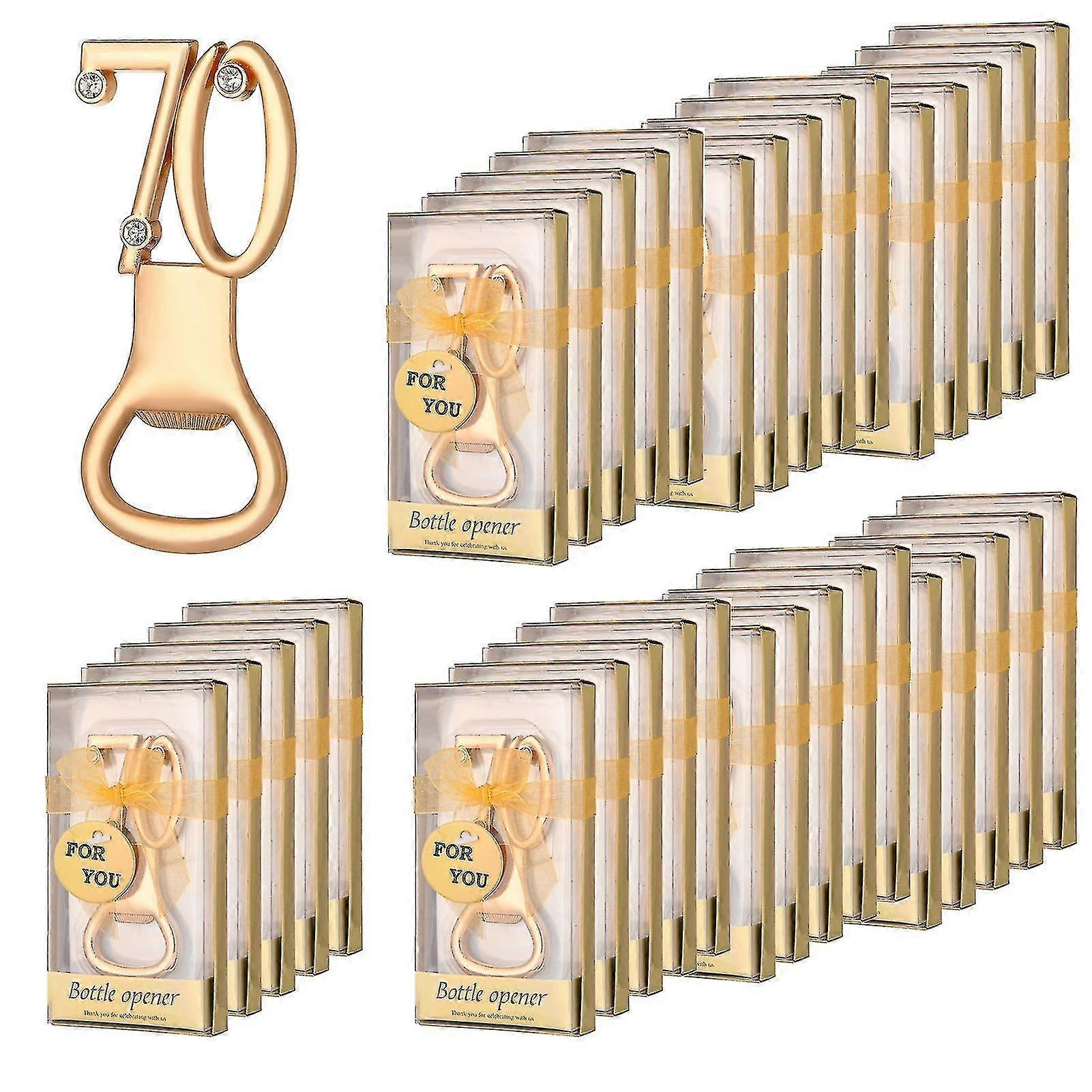 فتاحة زجاجات عيد ميلاد 70 لحفلة عيد ميلاد 70 هدايا 70 ذكرى زواج هدايا تذكارية هدايا زينة