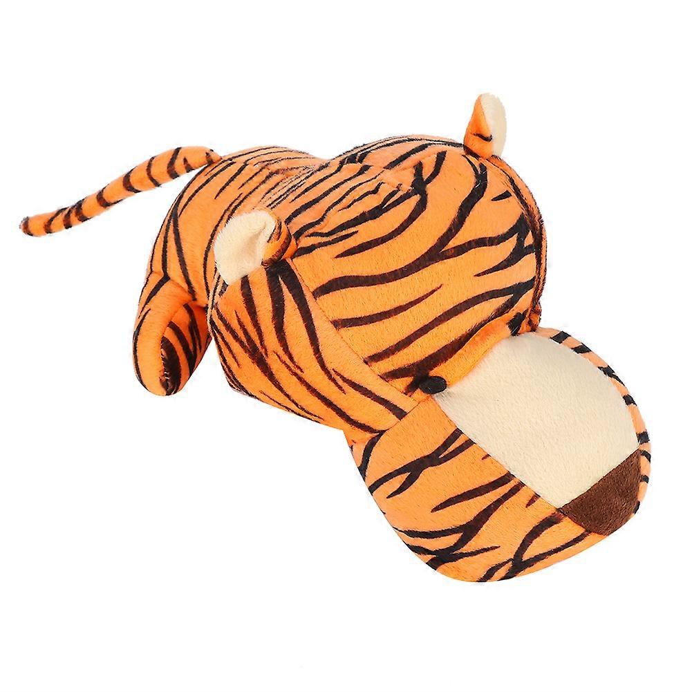 Plush Animal-Shaped Pet Chew Toy for Dogs and Cats, Soft Fabric, Squeaky, 10-Inch Multicolor Design