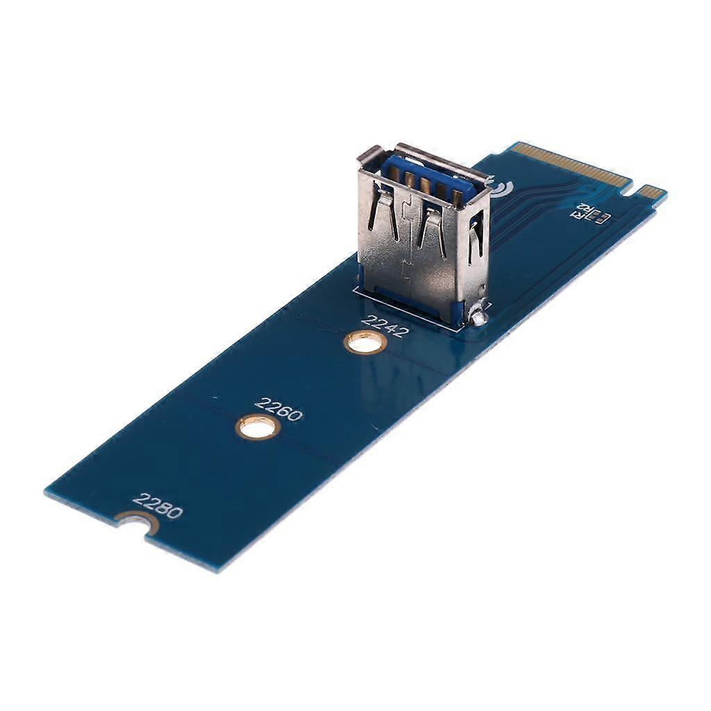 NGFF to USB3.0 PCI E Riser Card M.2 Port to PCI E Expansion Card for