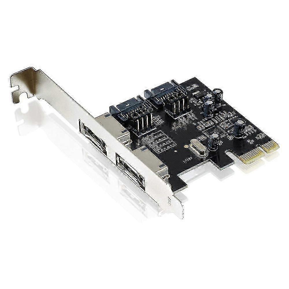 PCI-Express PCIe 2.0 Controller Card Interface Card for SATA III ESATA III SSD HDD Drives - 6Gbit S