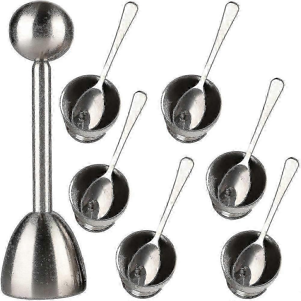 2025 Egg S For Soft Boiled Eggs, Egg Topper Set Less Steel S Remover Separator For Ki