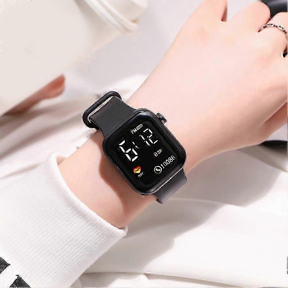 Digital Smart Sport Watch Femmes Montres Digital Led Montre-bracelet électronique