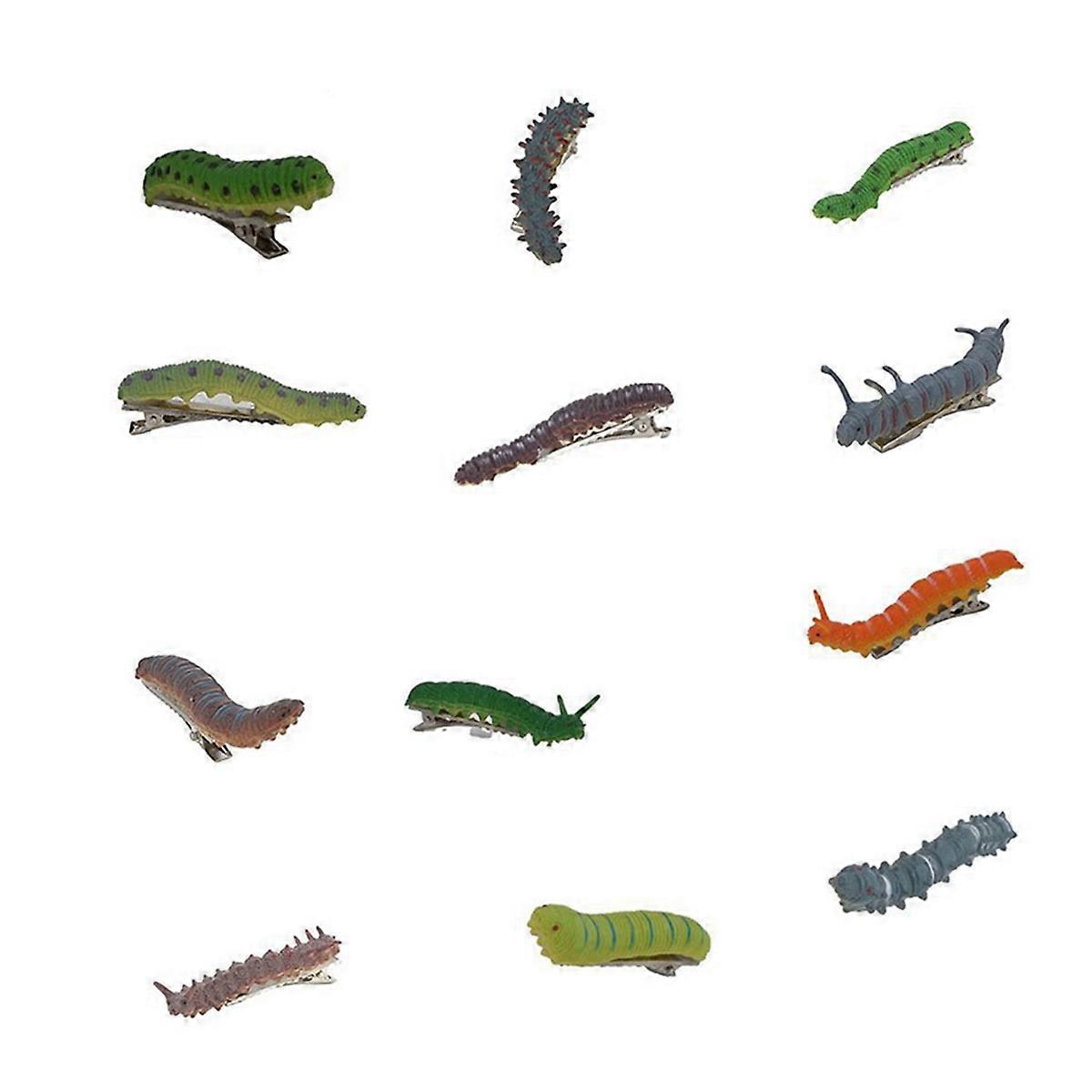 Scary Artificial Caterpillars Props Halloween scary caterpillars