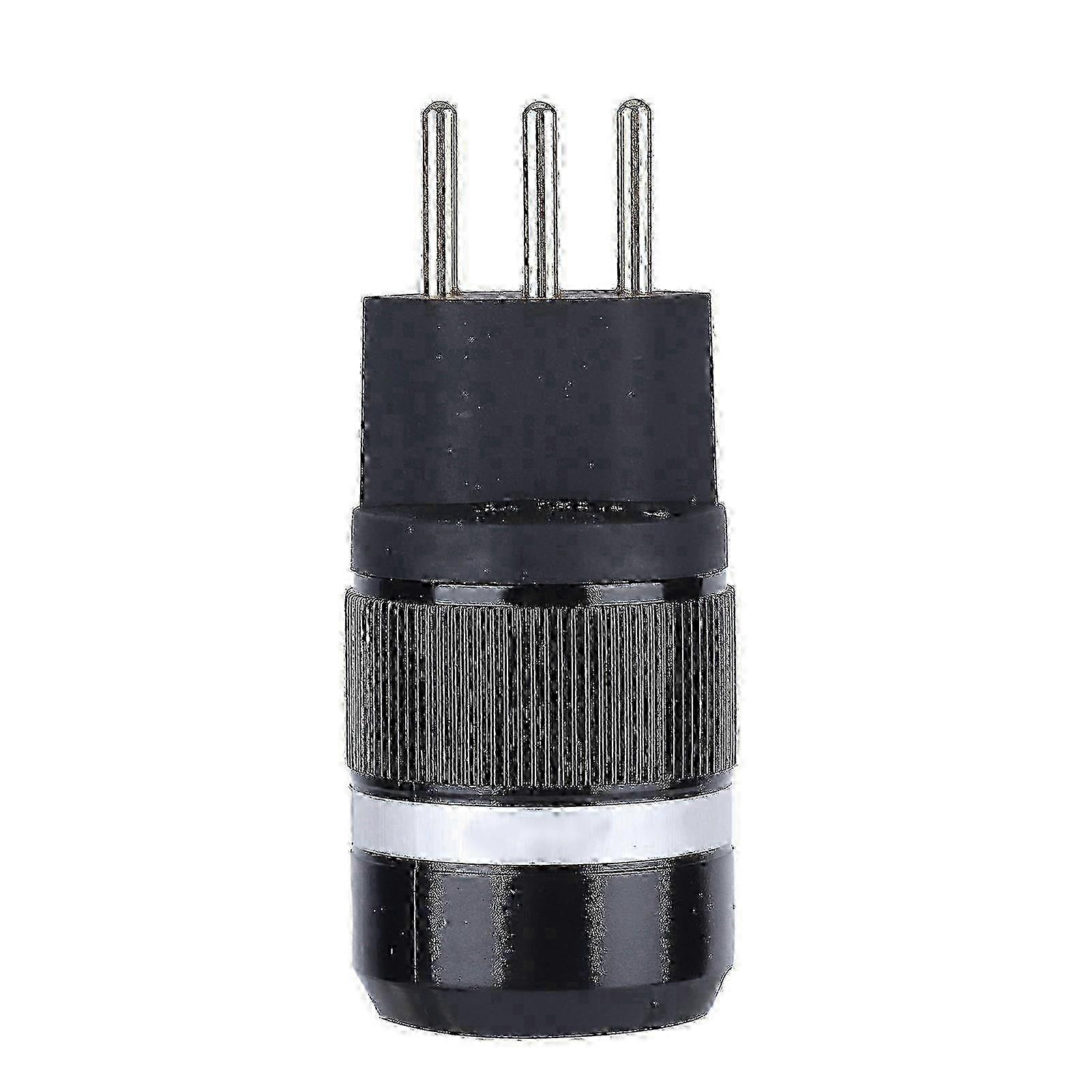 Monoso MS150G 24K Gold-Plated IEC Connector - Durable 3-Pin Power Plug for AV Gear