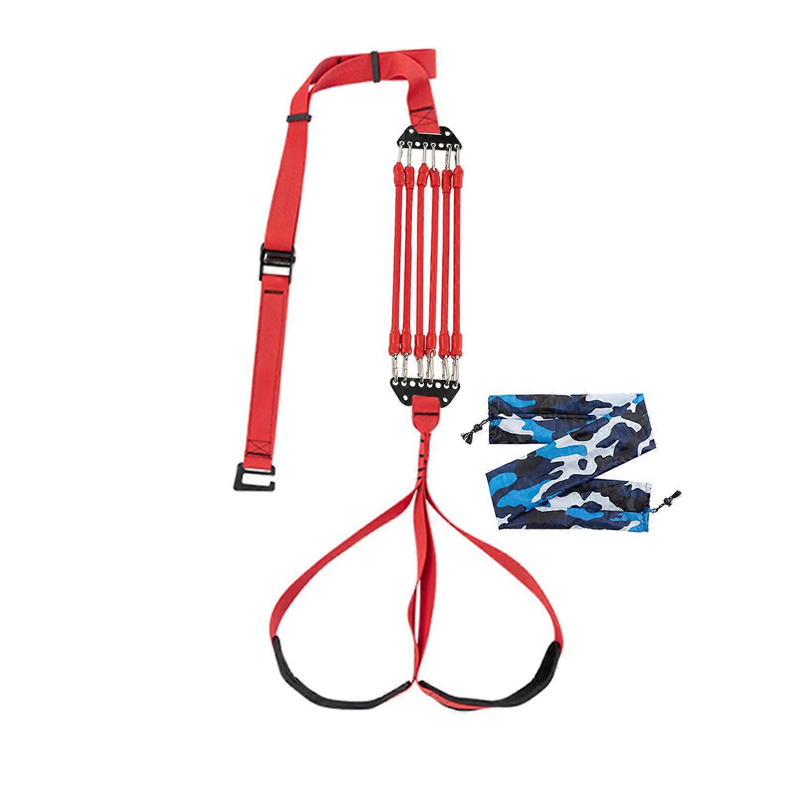 Pull up Assist Band System Adjustable Chin Up Assistance Elastic Resistance Band Home Gym Horizontal Bar Hanging Belt Red